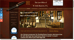 Desktop Screenshot of mazirowlaw.com